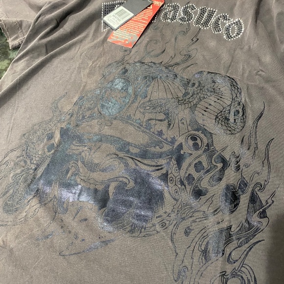 Parasuco Vintage Weekend Warrior Embellished Tee Sz 2X - Picture 7 of 14